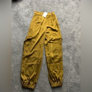 Endless Blu satin jogger